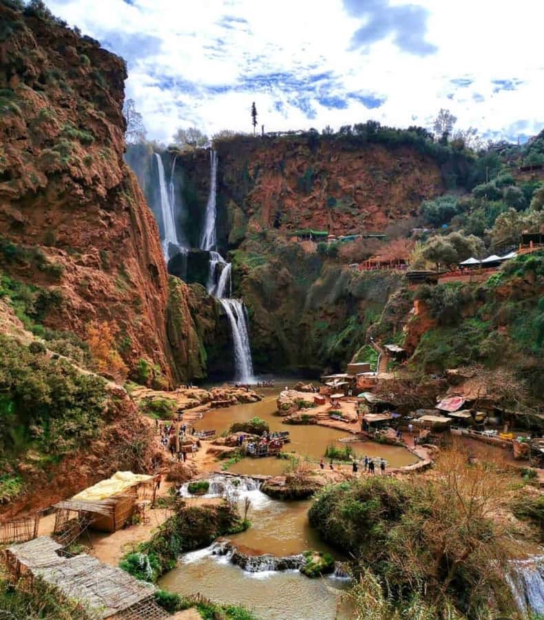 From Marrakech: Ouzoud Waterfalls Guided Trip with Boat Ride - The boat ride below the falls