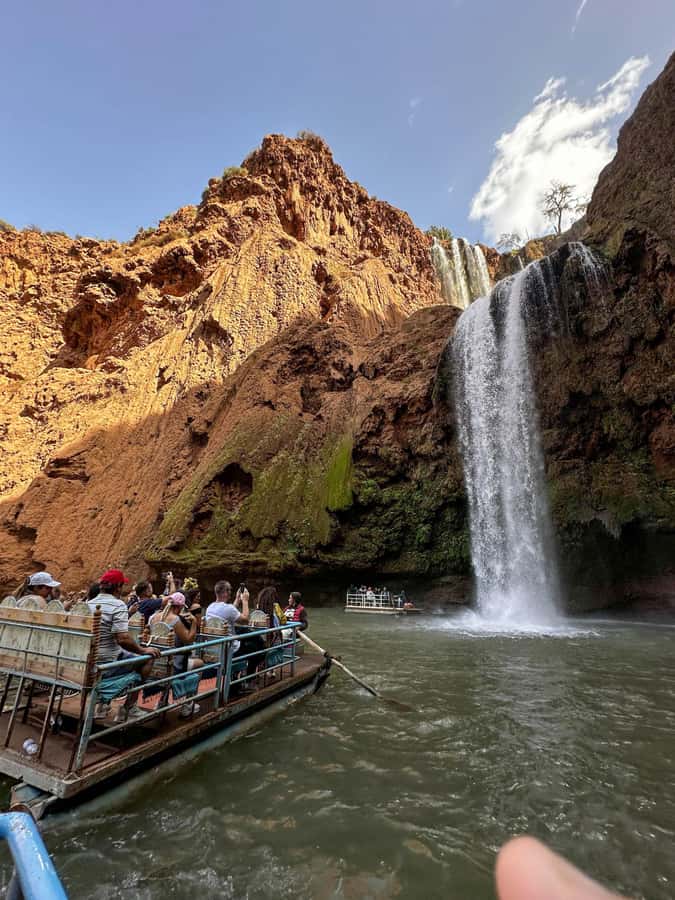 From Marrakech: Ouzoud Waterfalls Guided Trip with Boat Ride - Lunch above the waterfalls