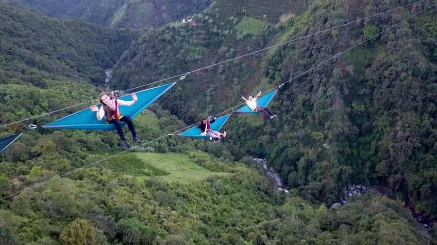 From Medellín: Dream Hammocks, Zipline, & Waterfall Day Trip - Hiking down to the base of El Salto del Buey