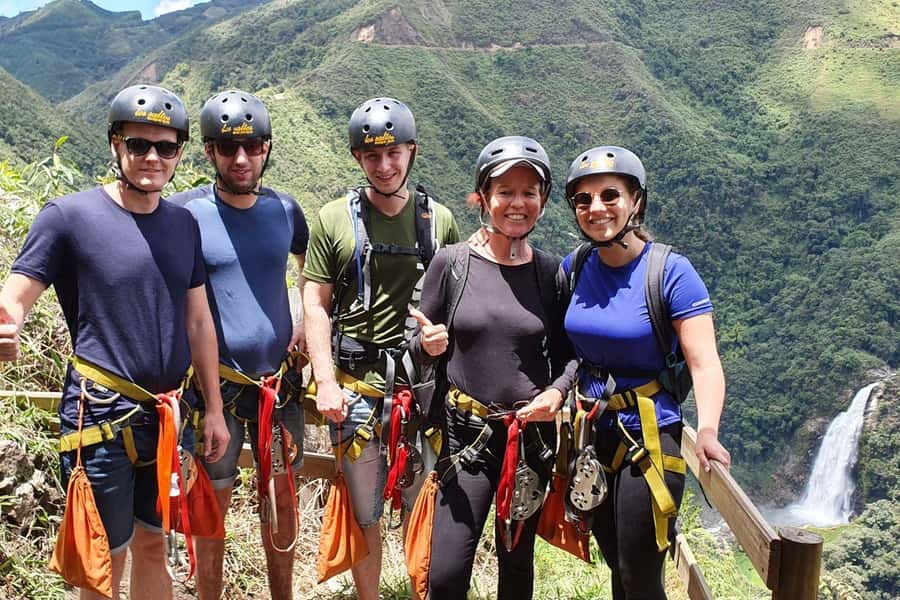 From Medellin: Epic Zipline and Giant Waterfall - A full adventure day from Medellin to La Ceja