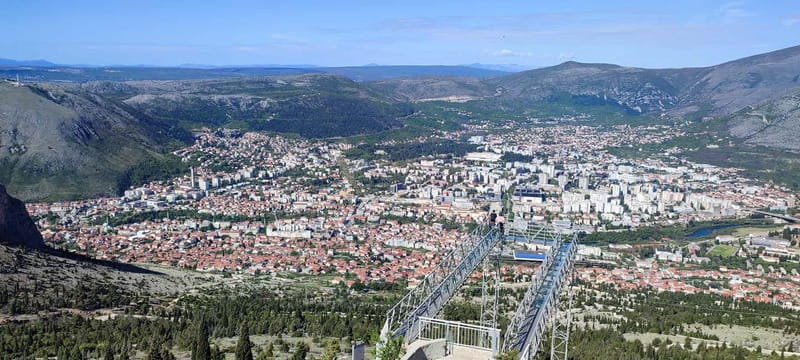 From Mostar: Blagaj, Počitelj & Kravice Waterfalls Day Tour - Fortica Hill gives Mostar a proper introduction