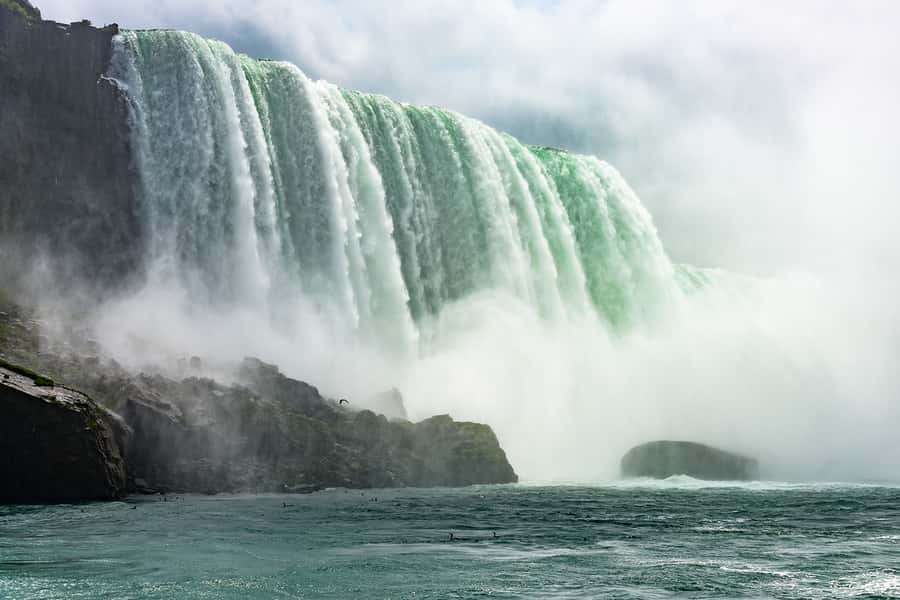 From NYC: Niagara Falls with Outlet Shopping, 2-Day Tour - The Canadian side gives the Falls their grandest view