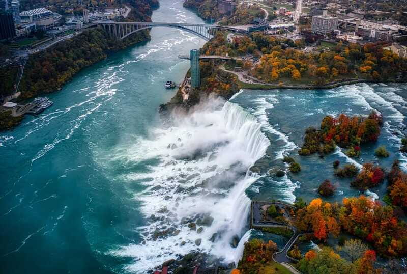 From NYC/NJ: 2-Day Niagara Falls & Corning & Buffalo Tour - Niagara after dark at Goat Island and Luna Island