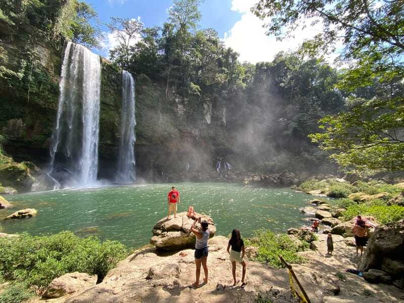 From Palenque: Waterfalls Misol-ha y Agua Azul. - What the schedule feels like in practice
