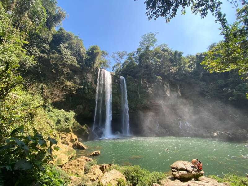 From Palenque: Waterfalls Misol-ha y Agua Azul. - Who will enjoy this waterfall day