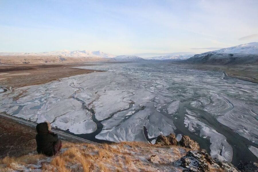 From Reykjavik: Explore the Waterfalls of the South Coast - Stóra-Dímon and the view over southern Iceland