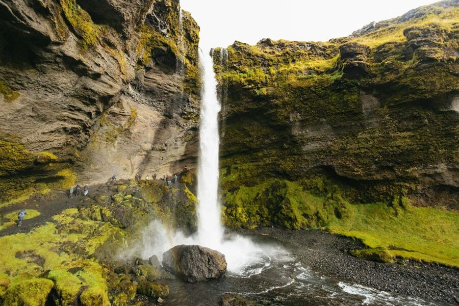 From Reykjavík: Waterfalls, Black Beach & Glacier Day Trip - Eyjafjallajökull and Mýrdalsjökull from the road