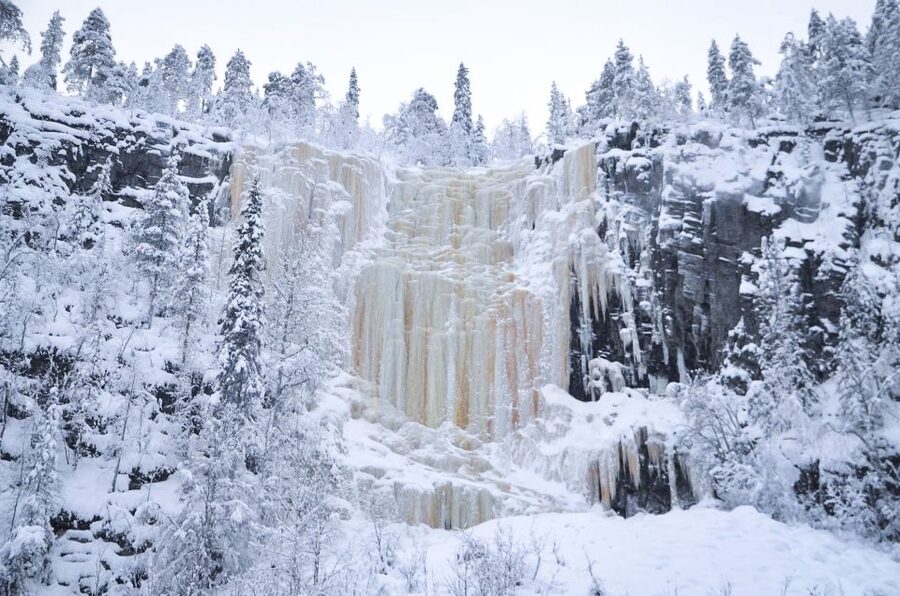 From Rovaniemi: Korouoma Canyon and Frozen Waterfalls Tour - How difficult is the hike?