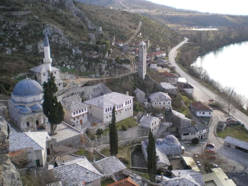 From Sarajevo: Mostar, Kravice Waterfalls and 4 Cities Tour - Jablanica adds a sobering wartime chapter