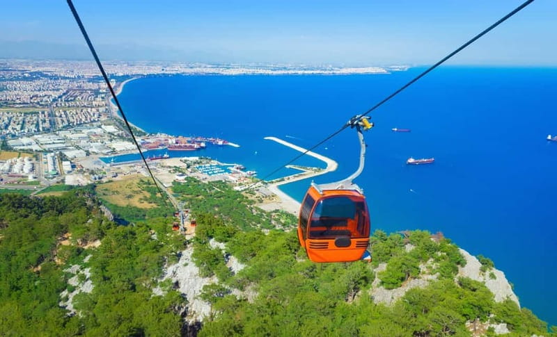 From Side: Antalya Tour, Boat Trip, Old Town, & Waterfall - An eight-hour route from Side to Antalya