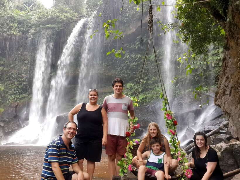 From Siem Reap: Small-Group Phnom Kulen Waterfall Day Tour - Phnom Kulen waterfall and the swimming stop