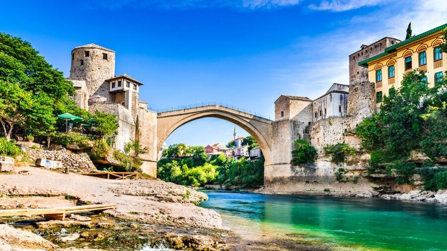 From Split and Trogir: Mostar Tour with Kravica Waterfalls - Three hours for food, coffee, and wandering