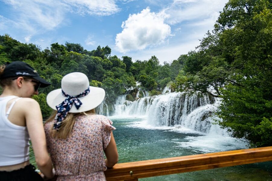 From Split: Krka Waterfalls Cruise & Trogir Walking Tour - Krka National Park and the walk to Skradinski Buk