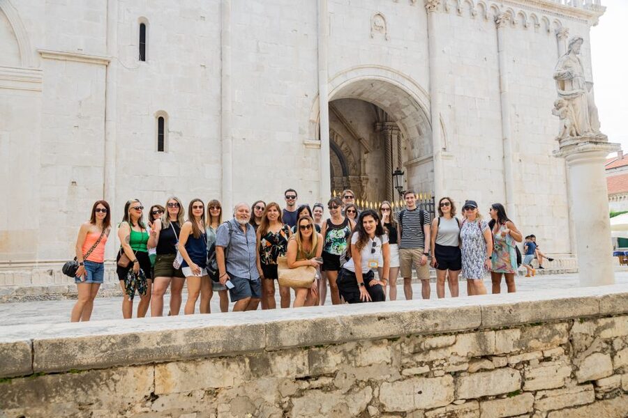 From Split: Krka Waterfalls Cruise & Trogir Walking Tour - Skradin: an hour for swimming and wandering