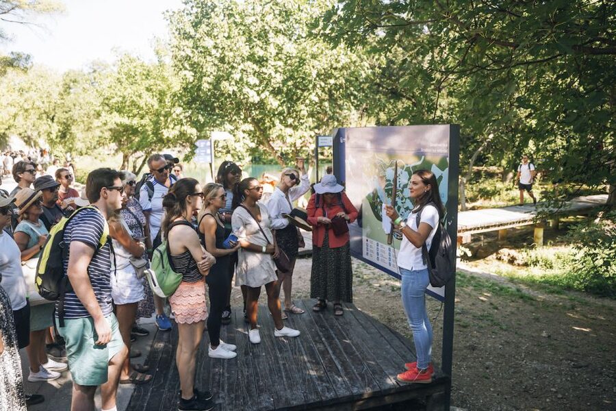 From Split: Krka Waterfalls Tour with Boat Cruise & Swimming - Meeting in Split and getting on the road