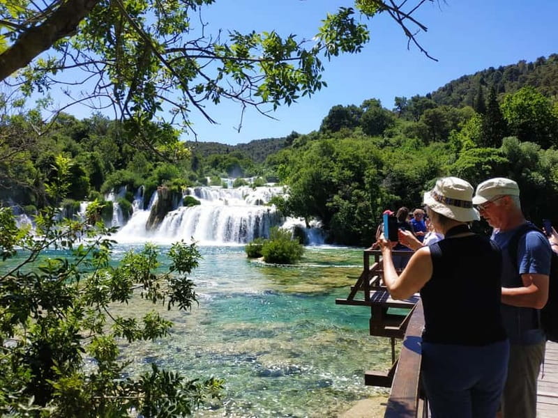 From Split: Krka Waterfalls with Wine & Cheese Tasting Tour - The 25-minute boat ride to Skradin