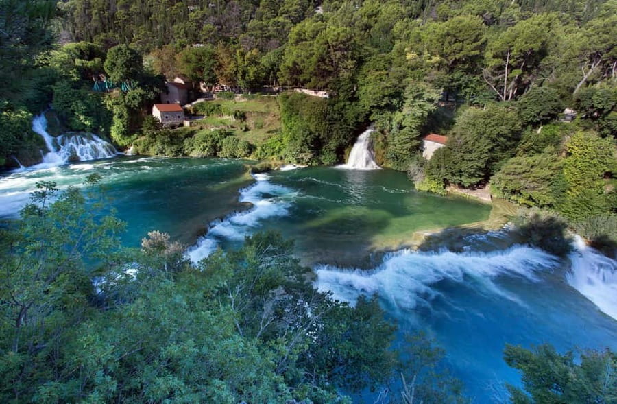 From Split & Trogir: Krka Waterfalls and Primošten - Why pair Krka waterfalls with Primošten?