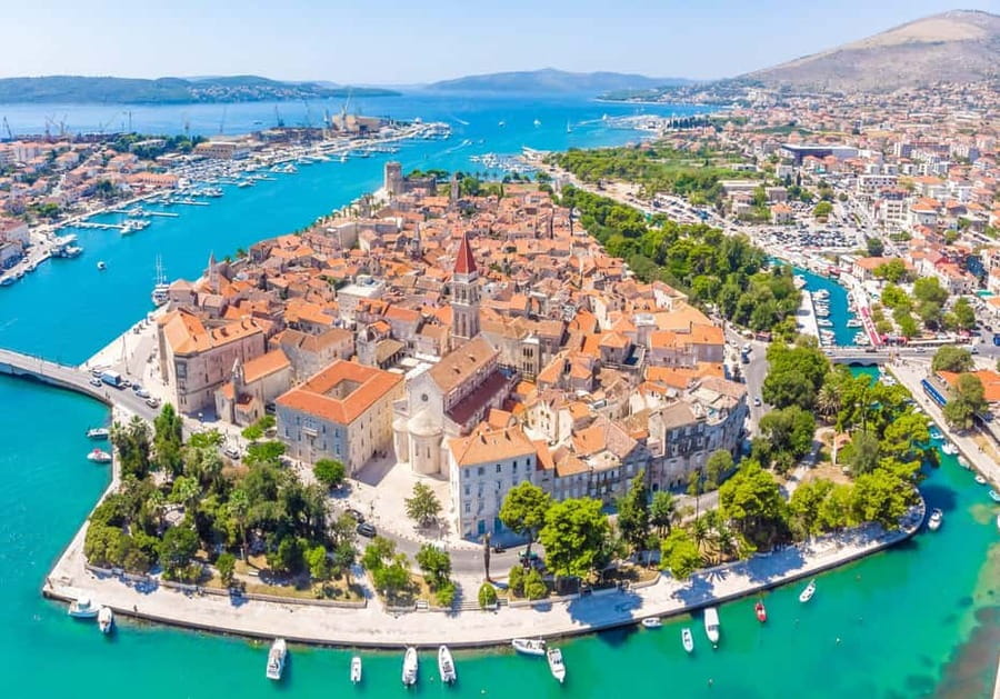 From Split/Trogir: Private Krka Waterfalls and Trogir Tour - Walking Through Krka National Park
