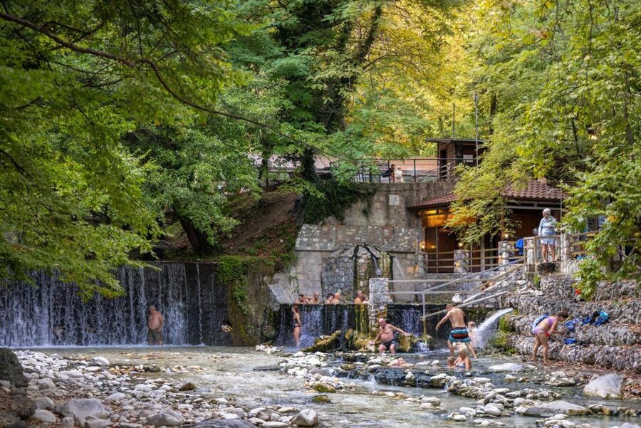 From Thessaloniki: Pozar Baths & Edessa Waterfalls - From thermal water to Edessa’s waterfalls