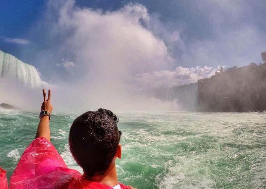 From Toronto: Niagara Falls Tour with Cruise & Maple Tasting - Niagara Falls, close to the water