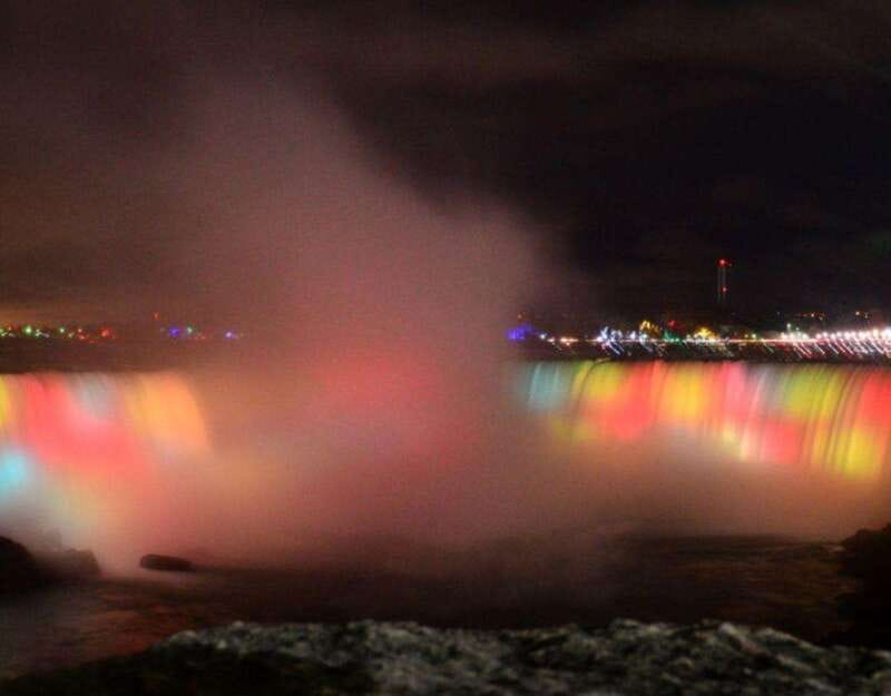 From Toronto: Niagara Falls Tour with Journey & Dinner - Clifton Hill brings an hour of lights and activity