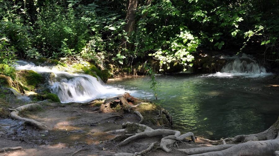 From Trogir, Seget & Okrug: Krka Waterfalls Gastro Tour - The boat ride to Skradin