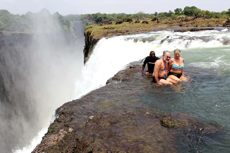 From Victoria Falls: Livingstone Island Tour & Devils Pool - What the pool visit is really like