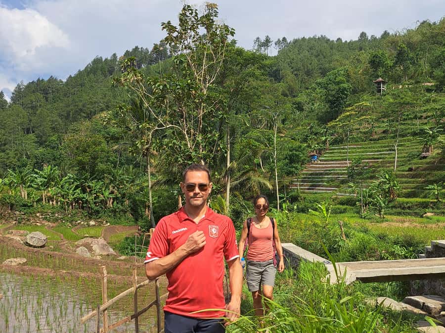 From Yogyakarta: Hidden Waterfall & Selogriyo Rice Terraces - Kedung Kayang Waterfall and its swimming pool