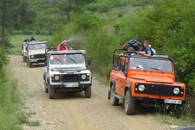 Full-Day Fun Jeep Safari:Through Waterfalls Villages Green Canyon - Manavgat Waterfall, a short and busy first stop
