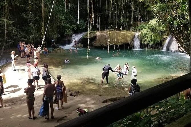 Full-Day South Coast - YS Falls, Pelican Bar & Black River Safari - YS Falls: seven cascades and cool spring water