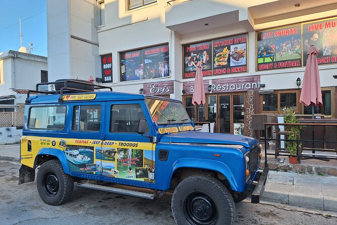 Full Day Tour in Akamas Adonis Waterfalls and Blue Lagoon - The Blue Lagoon by jeep
