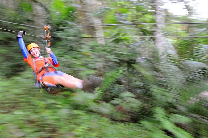 Full-Day Zipline and Waterfall Rappelling Adventure Near San Juan - Rappelling Down El Salto Waterfall