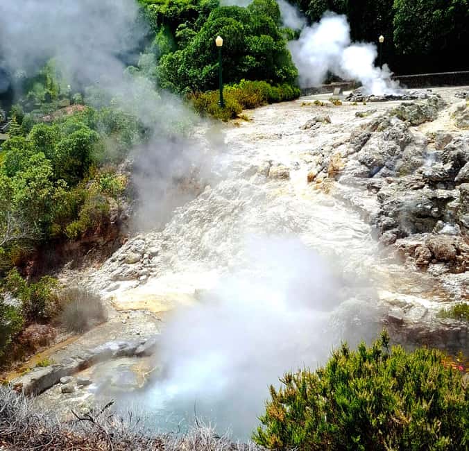 Furnas: Volcano Wonders, Tea Plantation & Waterfall Tour - Terra Nostra offers the day’s most relaxing choice
