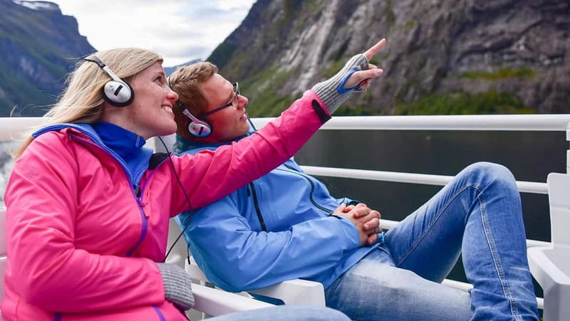 Geiranger: Fjord and Waterfalls Sightseeing Boat Trip - The Seven Sisters from the water