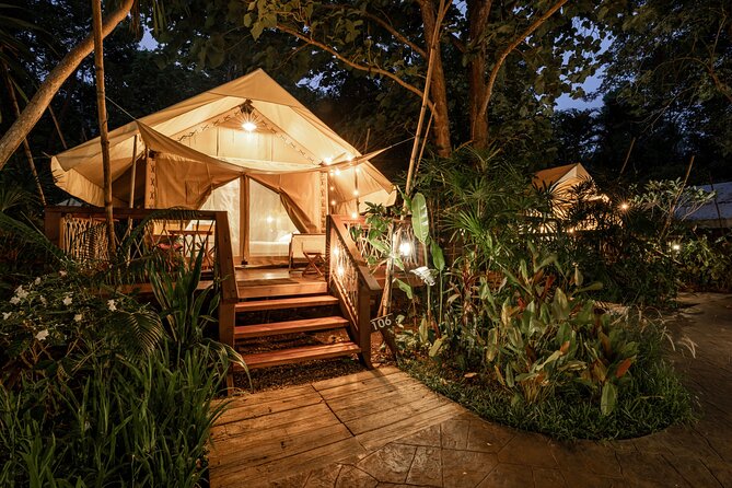 Glamping in Kanchanaburi and Erawan Falls 2 days/1 night - From Bangkok to Mae Klong’s railway market