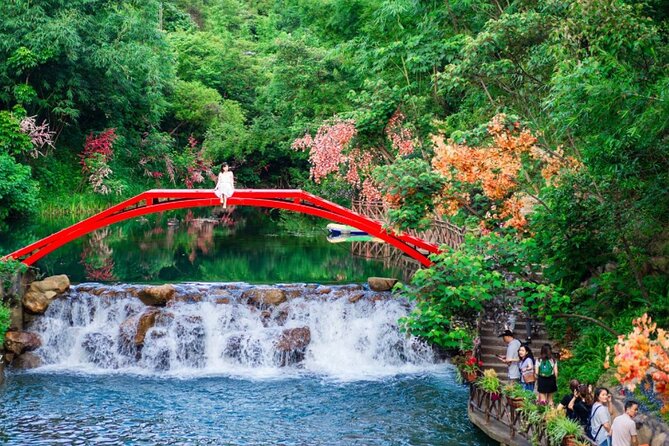 Glass Bridge Waterfall Ravine Underground River Cave Private Tour - What the day is really like from Guangzhou