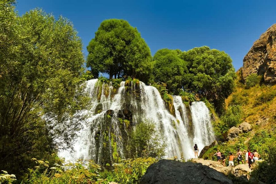 Group Tour: Hin Areni Wine factory, Shaki waterfall, Tatev - Guide quality and the English-Russian format