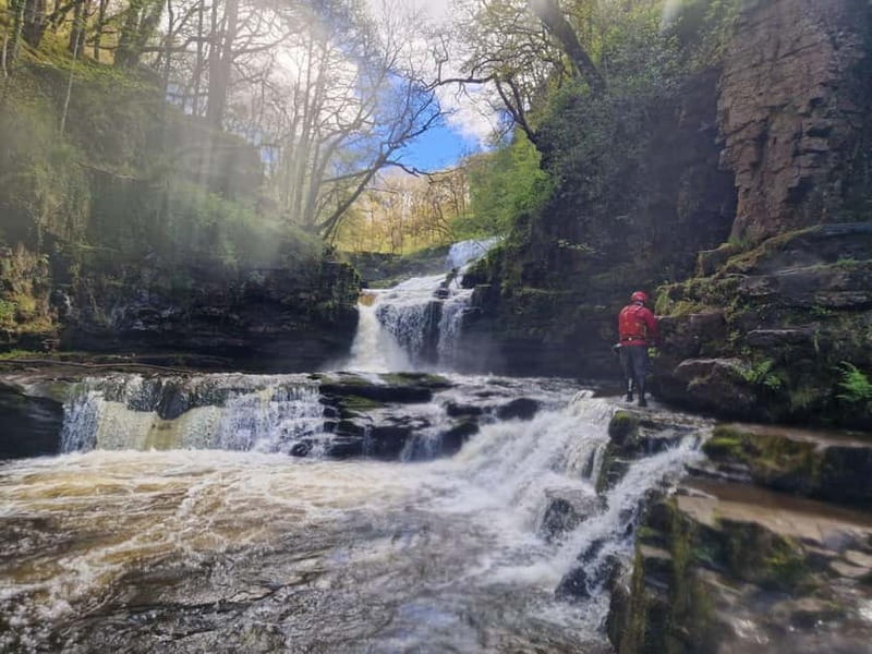 Guided Breacon Beacons 4 waterfalls in day hike from Cardiff - The remaining cascades and changing moods