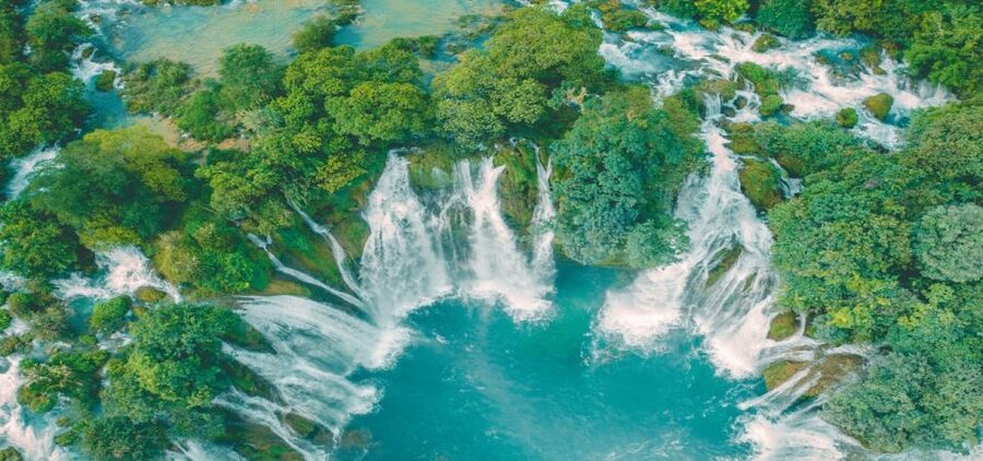 Hanoi: 3-Day Tour to Ban Gioc Waterfall and Ba Be Lake - Day two: Ban Gioc Waterfall and Nguom Ngao Cave