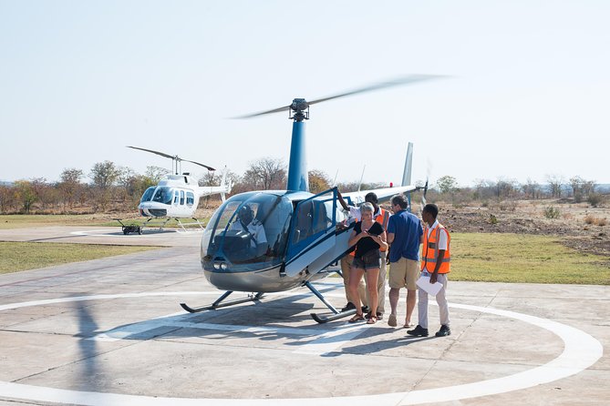 Helicopter Scenic Flight over Victoria Falls 12-13 minutes Flight - Choosing the best time for light and rainbows