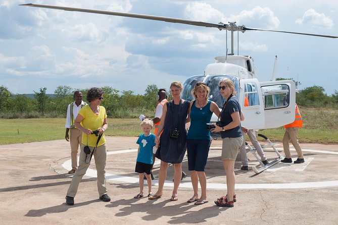 Helicopter Scenic Flight over Victoria Falls 12-13 minutes Flight - From your hotel to the Zambezi National Park helipad