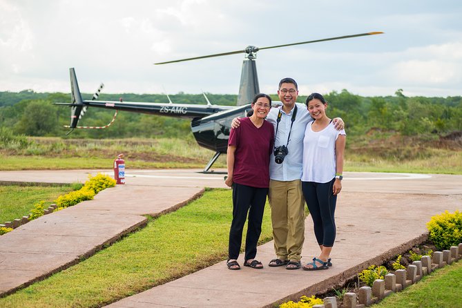 Helicopter Scenic Flight over Victoria Falls 25-27 Minutes Game - The short hop to the Falls