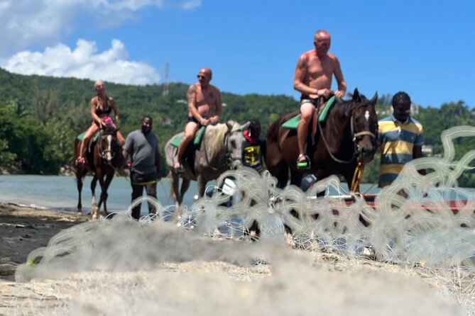 Horseback Riding and Swimming then Dunn's River Falls - Who should book this outing