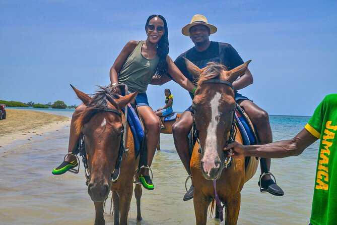 Horseback riding & bluehole secret falls from Montego Bay - The van ride and personal service