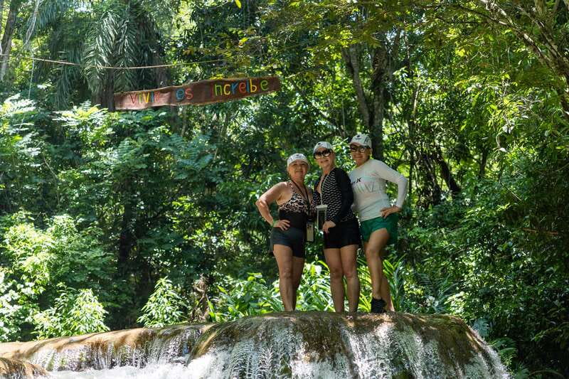 Huatulco: Mountain Waterfall Tour with Local Lunch - Walking the river path to Cascadas de Copalitilla