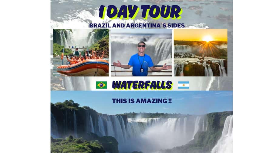 Iguassu Waterfalls: 1 Day Tour Brazil and Argentina's sides - The Argentine park: four kilometers of close-up water