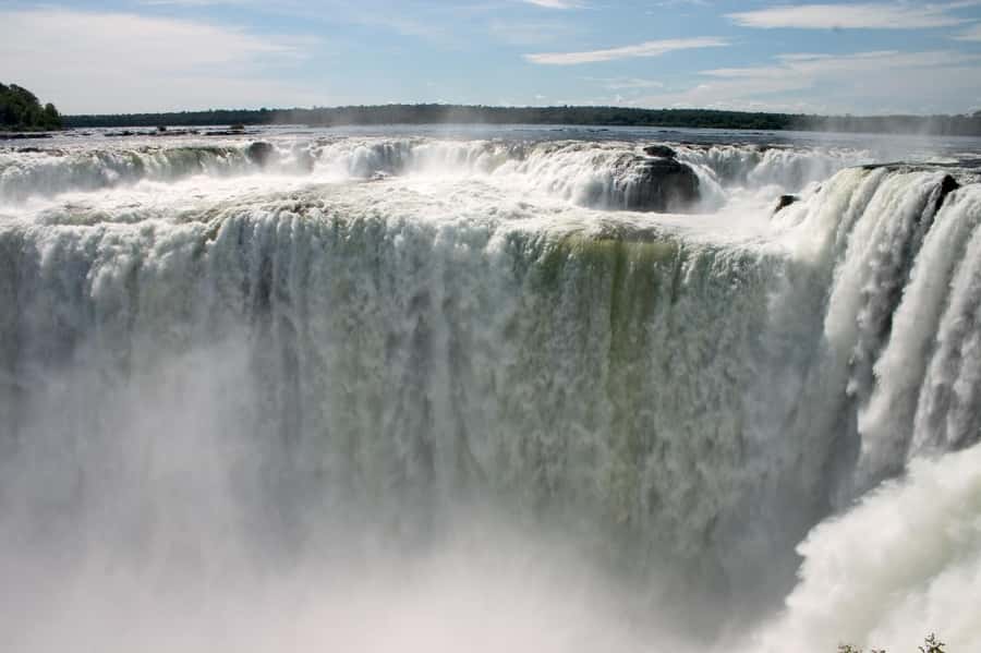 Iguazu Falls Argentinean Side from Puerto Iguazu - The Cataratas Station and Upper Path