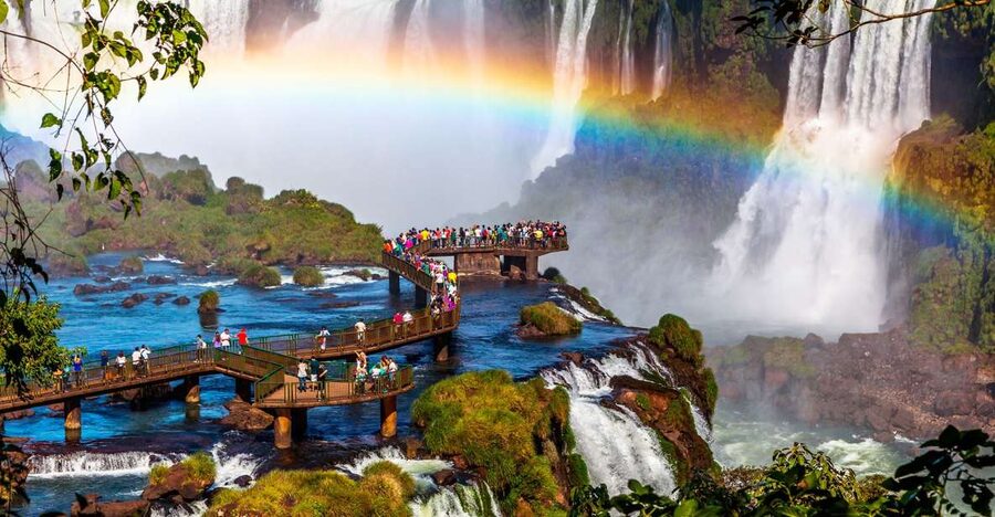 Iguazu in 2 Days: Argentina & Brazil Sides of Iguazu Falls - The Lower Circuit and jungle setting
