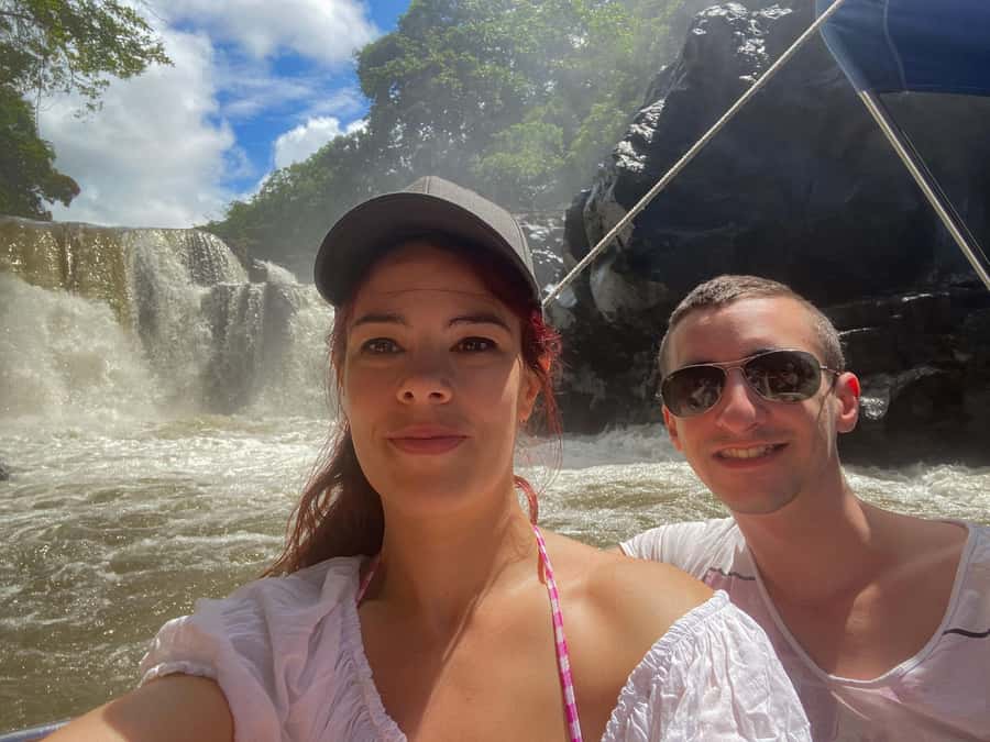 Ile aux Cerfs: Island & Waterfall Speedboat Tour with Lunch - Grand River South East and its waterfall