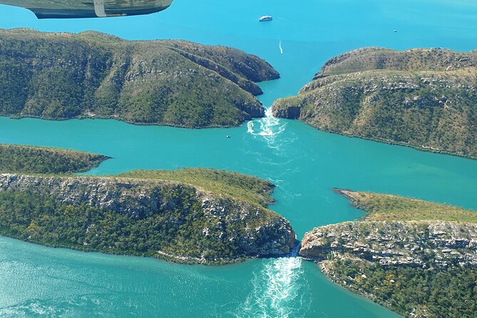 Incredible Islands Tour - Horizontal Falls & Cygnet Bay Pearl Farm - Seeing the Horizontal Falls from above